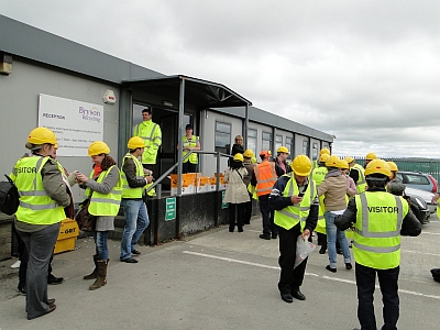 Site visit with Bryson Recycling